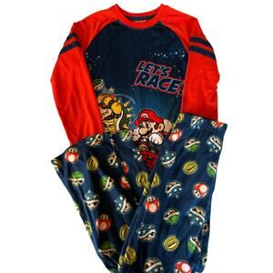 Mario  Fleece Pajamas size 10/12